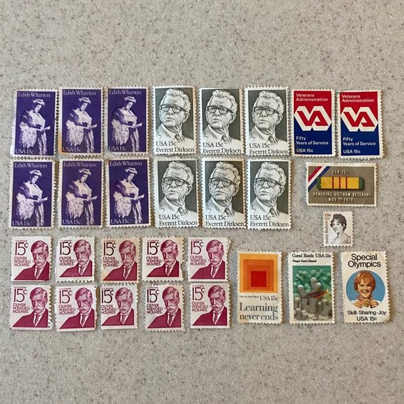 USPS Other - Stamp Collector Find!  15¢ Stamps